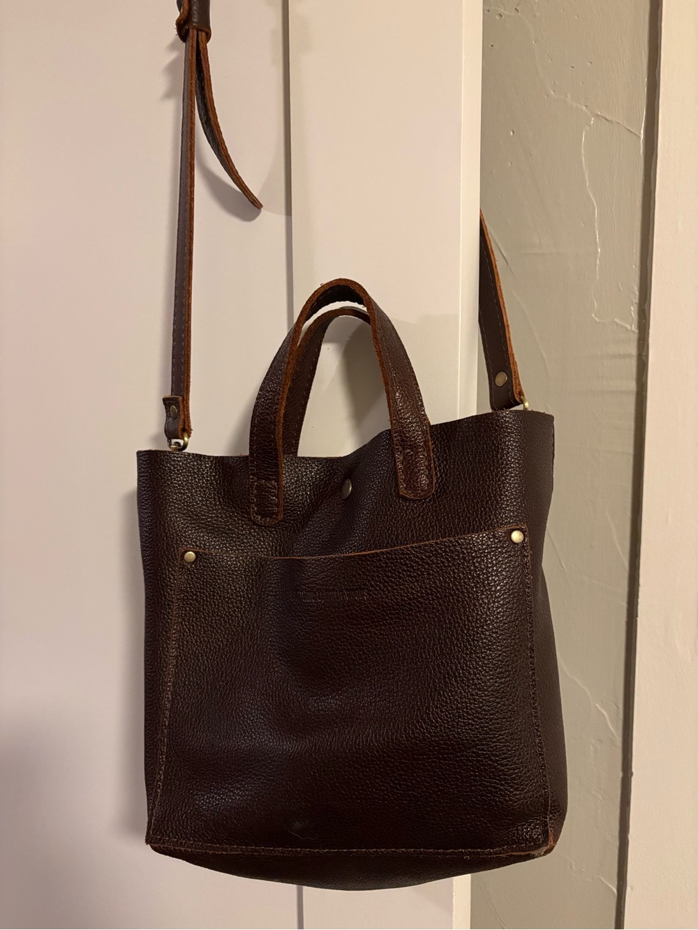 Portland Leather Mini Tote Bag